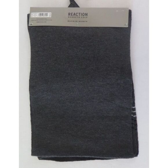 Kenneth Cole 44KD050013 Men's Charcoal Maximum Warmth Scarf & Beanie Hat Set $42 - Picture 9 of 10